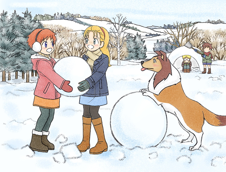 『名犬ラッシー（2016冬）』 illustrated by ねっつん