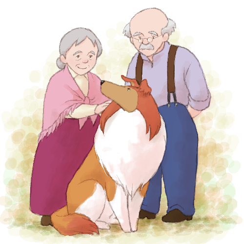『名犬ラッシー』 illustrated by YUME