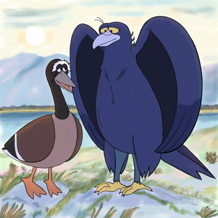 アッカ隊長とゴルゴ by りりちゃびん