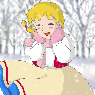 雪の中の少女カトリ