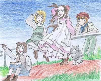 『風の少女 エミリー』 illustrated by ある名作ファン